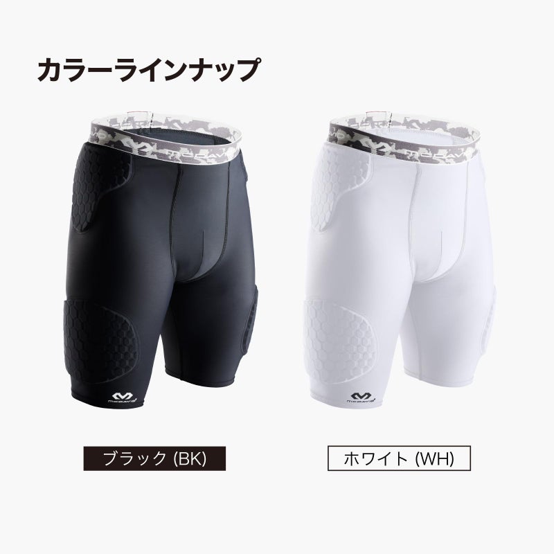 McDavid Compression Football Padded Shorts w/HEX Pads, Men's Compression Shorts, Hip, Tailbone, Thigh Padding Girdle, Football, Lacrosse, Hockey, Basketball - Image 3